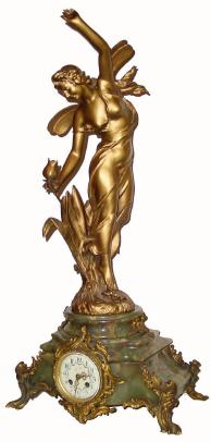 C.1900, French Figural clock, as-found. — Antique Clocks Price Guide