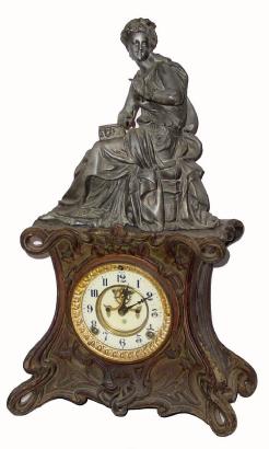 C.1900, Ansonia MIRANDA and No 426 Queen, in as-found condition. — Antique Clocks Price Guide