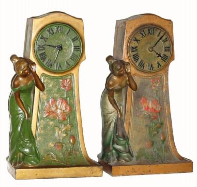 C.1910, Ansonia (LOT OF 2) — Antique Clocks Price Guide