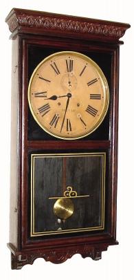 C.1915, Waterbury Clock Co., "Stork", 30-day hanging regulator. — Antique Clocks Price Guide