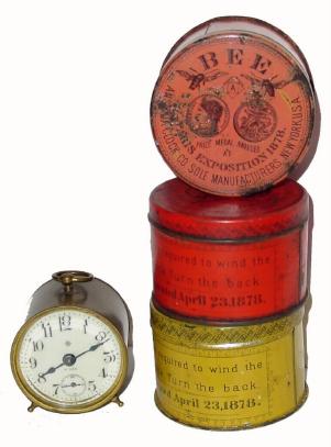C.1890, Ansonia (lot of 4 items), — Antique Clocks Price Guide
