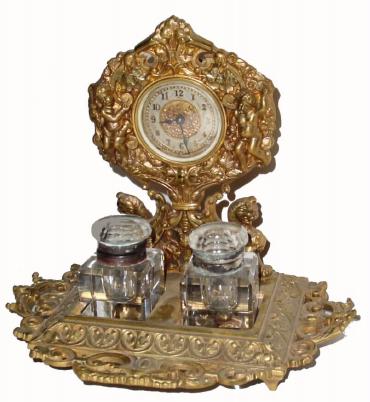 C.1885, Ansonia, PARLOR INK No. 2, in excellent original condition, — Antique Clocks Price Guide