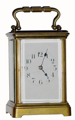 C.1900, French, Brass Cased Carriage timepiece, as-found — Antique Clocks Price Guide