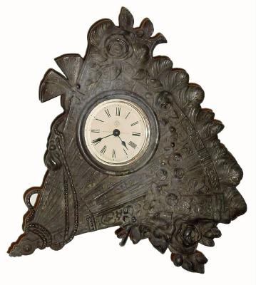 C.1894, Ansonia, OPERA FAN, in very good original condition. — Antique Clocks Price Guide