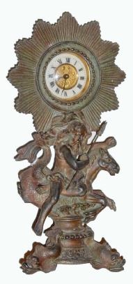 C.1904, Ansonia, NEPTUNE, in excellent original condition. — Antique Clocks Price Guide