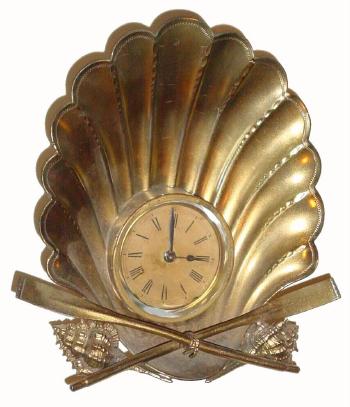 C.1886, Ansonia, NOVELTY No. 3 (Shells and Oars), in very good condition, — Antique Clocks Price Guide