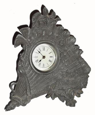 C.1894, Ansonia, OPERA FAN, as-found, — Antique Clocks Price Guide
