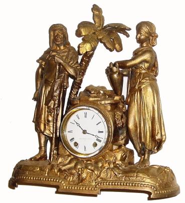 C.1875, Seth Thomas' Sons and Co., Pattern 8003, "Rebecca at the Well", in good condition. — Antique Clocks Price Guide