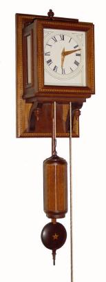 C.1943, Charles Alva Smith, Brattleboro, VT, 8-day wooden works wall clock. — Antique Clocks Price Guide