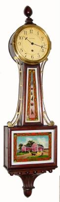 C.1928, Waltham Clock Co., Willard timepiece, intermediate size with well made lever movement, — Antique Clocks Price Guide
