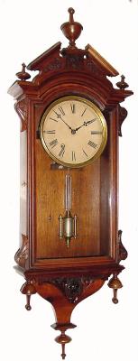 C.1874, Ansonia Brass and Copper Co., Ansonia, CT. 8-day "Ansonia" model wall timepiece. — Antique Clocks Price Guide