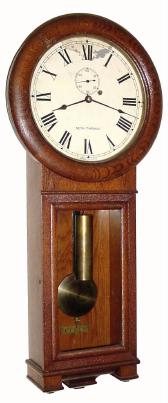 C.1900, Seth Thomas, "Regulator No. 2" in oak and in very good original condition, — Antique Clocks Price Guide