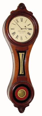 C.1874, (dated label) E. Howard and Co., Boston, "Regulator No. 10", figure 8 wall clock in good original condition, — Antique Clocks Price Guide
