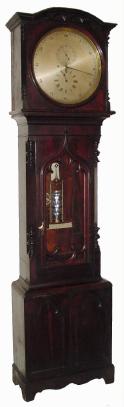 C.1845, Belden D. Bingham, Nashua, NH, jeweler's regulator in very good condition. — Antique Clocks Price Guide