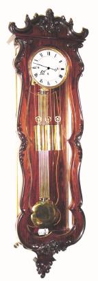 C. 2000 Serpentine Case of outstanding quality, with a period Viennese 3-weight movement, — Antique Clocks Price Guide