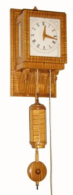 C.1943, Charles Alva Smith, Brattleboro, VT, 8-day wooden works wall clock. — Antique Clocks Price Guide