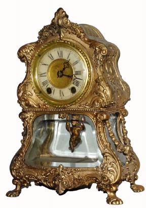 C.1910, Unknown American Crystal Regulator case, — Antique Clocks Price Guide