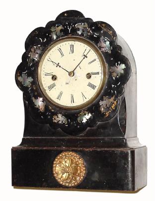 C.1850, Chauncey Jerome, New Haven, CT, 30-hour fusee-spring movement mantel clock — Antique Clocks Price Guide
