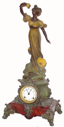 C.1904, Ansonia "CYMRIC and No 1178-Orchid" in excellent original condition. — Antique Clocks Price Guide