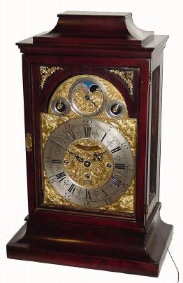 C.1750, Austrian, M. Bentwe, in Wien, quarter strike, crown verge bracket clock, with restorations. — Antique Clocks Price Guide