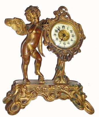 C.1904, Ansonia Clock Co., "ELF" in good original condition. — Antique Clocks Price Guide