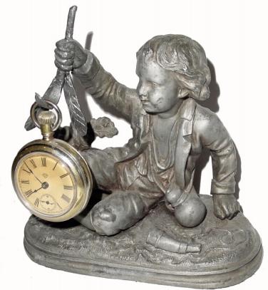 C.1895, Ansonia, A "New York" stem wind watch, — Antique Clocks Price Guide