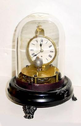C.1878, E. N. Welch Mfg Co., "Briggs Rotary", 30-hour novelty timepiece in generally good condition. — Antique Clocks Price Guide