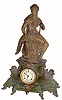 C.1904, Ansonia UNDINE and CIRCE mantel figural clock in as-found condition.