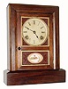 C.1870, Jerome and Co., (New Haven), Cottage Clock with thermo-plastic and gilt insets.