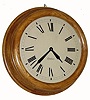 C.1975, Repro of S. Thomas Gallery case with WWII vintage Chelsea stem wind movement.