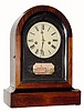 C.1870, Jerome and Co. (New Haven), 1-Day, Round Gothic shelf clock in good condition.