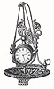 C.1890, Parker and Whipple, unusual suspended timepiece (Model No. 11).