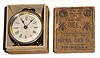 C.1885, Ansonia, BEE 1-Day Timepiece in original wooden box with label.