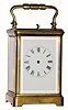 C.1900, French, Brass Cased Carriage clock, as-found, less hands and rear door.