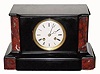 C.1880, Japy Freres, 8-day time/strike marble mantel clock.