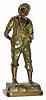 C.1900, Ansonia, WHISTLER, Side statue in good condition.
