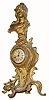 C.1900, Ansonia, BOHEMIAN, cast figural clock in generally good original condition.