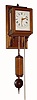 C.1943, Charles Alva Smith, Brattleboro, VT, 8-day wooden works wall clock. 