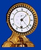 C.1885, French, Y. M. Thomas, Paris, No. 796, year running clock less pendulum.