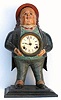 C.1870, Bradley and Hubbard (for Waterbury Clock Co.,) "John Bull", blinking eye clock, with some restoration.