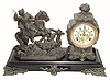C.1900, Ansonia BOAR HUNTER in good original condition, exceptions noted.