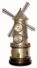 C.1880, French "Windmill", from the Industrial Series of animated clocks, in very good original condition.