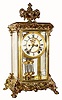 C.1914, Ansonia Clock Co., "Crown", 8-day time and strike crystal regulator.