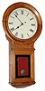 C.1900, E. Howard and Co., Boston "No. 70 Regulator" in oak and in good original condition.