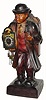 C.1930, German, Karl Griesbaum and Co., CLOCK PEDDLAR and CLOCK in very good original condition.