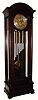 C.1925, Herschede Clock Co., For J. E. Caldwell, Philada,, 9-tube, 3-tune, quarter chime hall clock, in excellent original condition.