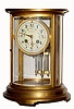 C.1900, French, Vincenti, for Shreve, Crump and Low, Oval Crystal Regulator in very good to excellent original condition.