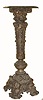 C.1895, Ansonia, Large Cast Pedestal for a lamp or swing clock.
