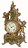 C.1904, Ansonia Criterion, spelter and marble mantel clock in very good condition.