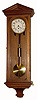 C.1890, Austrian, 1-Wt, Regulator, in a simple pediment style case of walnut veneer, and in generally very good condition.